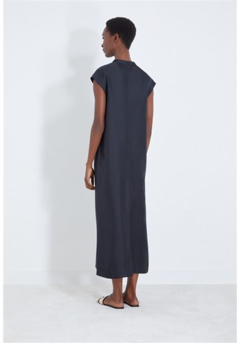 abito demeter donna nero in seta LOULOU DE SAISON | DEMETERBLACK